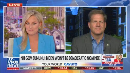 Sandra Smith and Chris Sununu