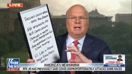 Karl Rove and his white board