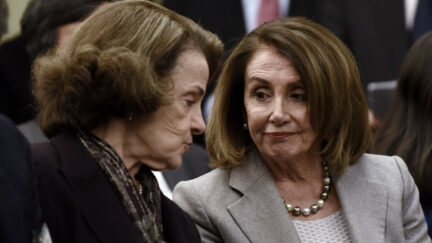 House Speaker Nancy Pelosi (D-Calif.) and Sen. Dianne Feinstein (D-Calif.)