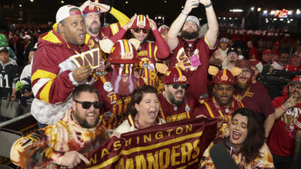 Washington Commanders fans at the 2023 NFL Draft