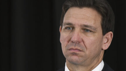 Ron DeSantis looking sad