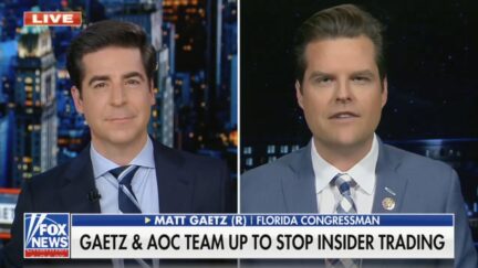 Matt Gaetz speaks to Jesse Watters