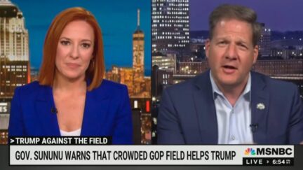 Jen Psaki and Chris Sununu