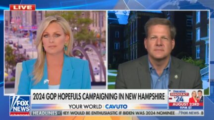 Sandra Smith and Chris Sununu