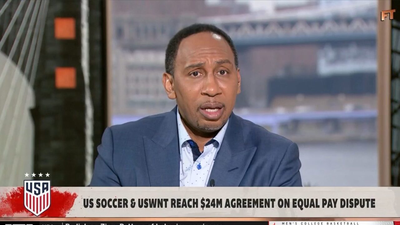 Stephen A. Smith blasts men for dismissing the USWNT