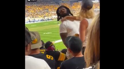 Pittsburgh Steelers Crowd Fight