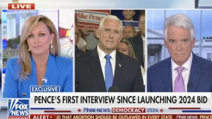 Sandra Smith, Mike Pence, John Roberts