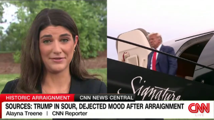 CNN Reporter Says Sources Told Her 'Pissed Off Trump' Was 'Raging On The Plane' Over Coverage of Arrest
