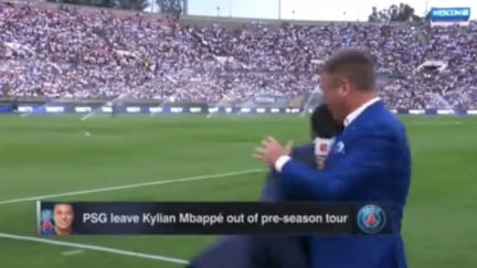 Shaka Hislop collapses on live TV